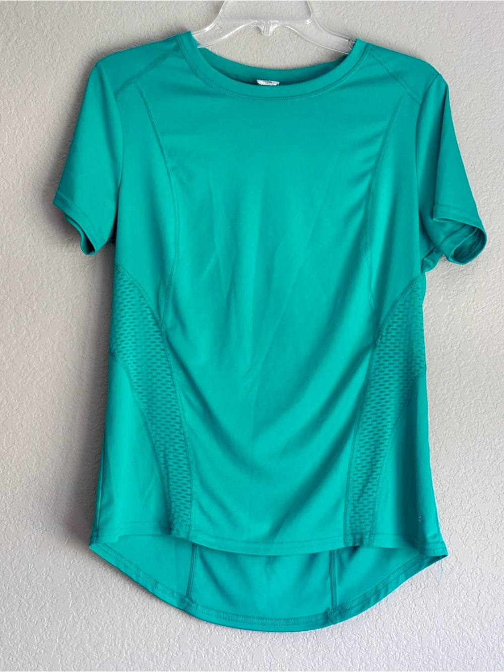 Danskin Now Vibrant Green Short-Sleeve Performance Tee women’s L
